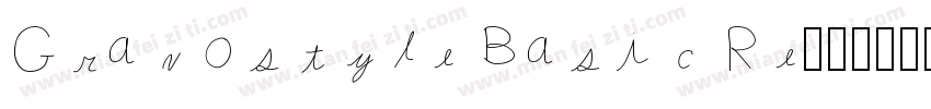 Gravostyle Basic Re字体转换